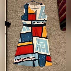 Walt Disney World 50th Anniversary Monorail Dress Contemporary Resort NWT
